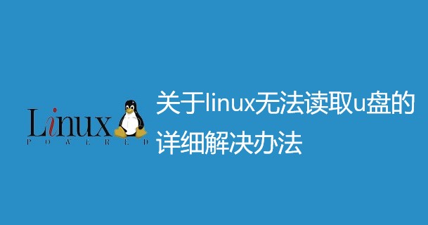 关于linux无法读取u盘的详细解决办法